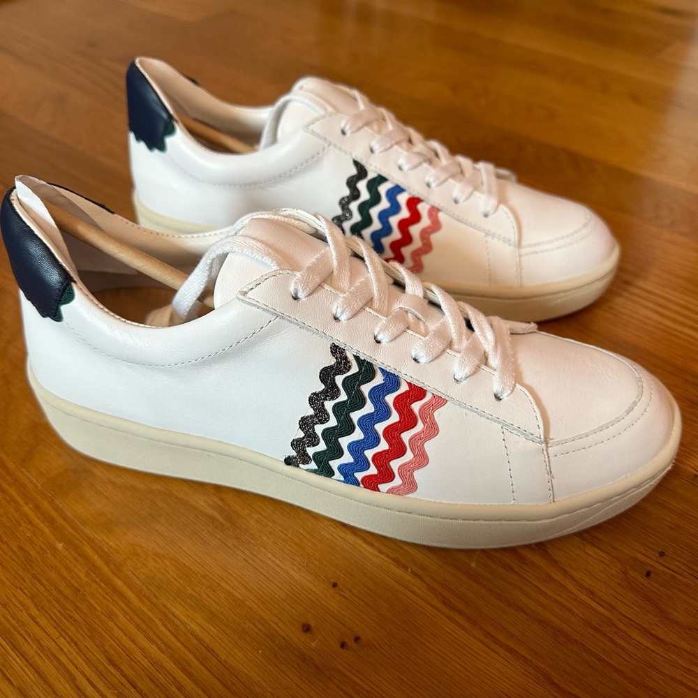NEW Loeffler Randall Elliot Ric Rac Sneakers